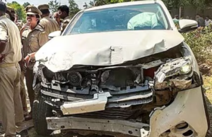 “बृजभूषण यांच्या मुलाच्या ताफ्यातील SUV ने दुचाकीला धडक दिली; २ ठार, चालक अटक”