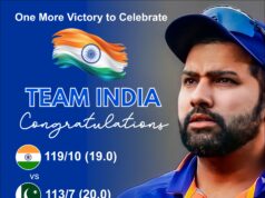 BIG WIN – India vs Pakistan Match | Congratulations Team India – 10th June, 2024