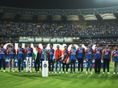 The champions do the victory ride at the Wankhede to a huge reception