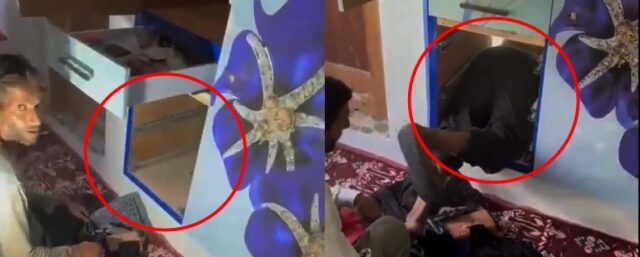 जम्मू-काश्मीर: कुलगाम चकमकीत 4 हिज्बुल दहशतवादी ठार, कपाटाच्या मागे लपवलेल्या बंकरमध्ये लपले होते