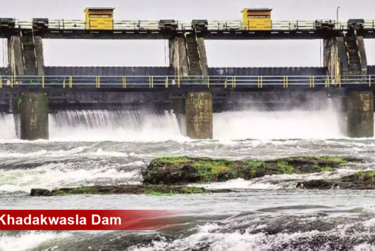 पुणे बातमी: आज दुपारी ३ वाजता खडकवासला धरणातून ५,१३६ क्युसेक्स पाण्याचा विसर्ग