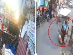 “कानपूरमध्ये भरधाव ई-रिक्षाने महिलेला धडक दिली, महिला मृत्यूमुखी; CCTV फुटेजने उघडली घटना”
