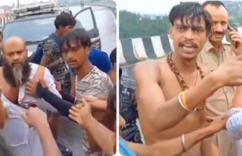 “मेरठमध्ये कांवडीयांच्या कांवडला धक्का लागल्याने संतप्त कांवडीयांनी लोकांवर काठीने हल्ला केला, गाडीची तोडफोड केली”