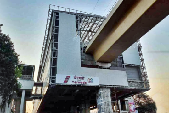 पुणे: येरवडा मेट्रो स्टेशनचे प्रवेश-निर्गम पुनर्रचनेनंतर लवकरच होणार उद्घाटन