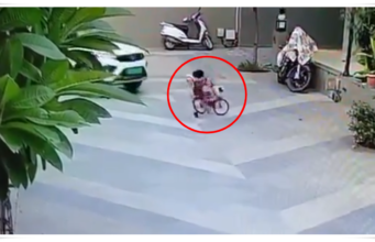 गुजरातमध्ये दुर्दैवी घटना: चार वर्षांच्या मुलीचा सायकलवरून पडून कारखाली आल्याने मृत्यू.