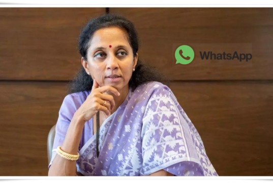 सुप्रिया सुळे यांचा फोन, व्हॉट्सअॅप हॅक; काही तासांतच पुनर्संचयित.