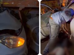 खराडी रोडवरील बार्कलेजजवळ अपघात; दोन जण जखमी