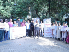 पिंपळे सौदागर येथील लिनियर गार्डनमध्ये चैतन्य हास्य क्लबच्या कार्यक्रमात ज्येष्ठ नागरिकांचा निर्धार – सार्वत्रिक विधानसभा निवडणुकीत उत्स्फूर्त मतदानासाठी सज्ज