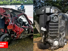 नवी मुंबईत मद्यधुंद चालकाच्या बेदरकार गाडीने केलेला धक्का: बापाचा मृत्यू, मुलगी गंभीर जखमी.