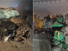 उत्तर प्रदेशातील भीषण अपघात: SUV च्या चुकीच्या ओव्हरटेकमुळे सहा कुटुंबीय आणि ऑटोरिक्षा चालकाचा मृत्यू.