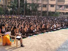 लोणावळ्यात १ हजार विद्यार्थ्यांचे सामूहिक भगवद्गीता पठण, गीताजयंती उत्साहात साजरी.