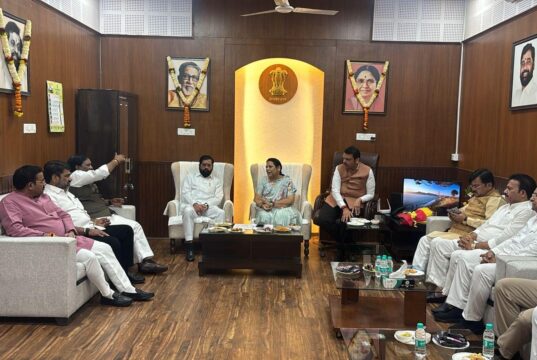 विधिमंडळाच्या हिवाळी अधिवेशनाला सुरुवात: डॉ. नीलम गोऱ्हे यांचे स्वागत, मुख्यमंत्री देवेंद्र फडणवीस, एकनाथ शिंदे यांची उपस्थिती