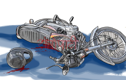 पुणे: गडपतक दुर्घटनेत मोडसायकल चालकाचा ग्रीव चुकून मृत्यू होण्याची घटना