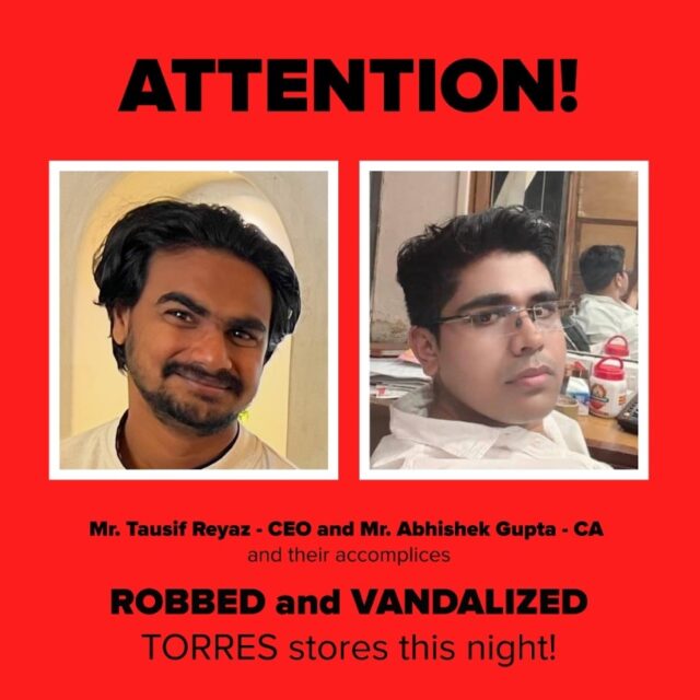 TORRES कंपनीत महाघोटाळा आणि रात्रीतून लूट; CEO तौसीफ रियाझ आणि मुख्य विश्लेषक अभिषेक गुप्ता अटकेत!