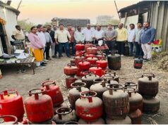 घरगुती गॅस सिलेंडरमधून गॅस चोरी करणाऱ्या तरुणास अटक; तब्बल २.१३ लाख रुपयांचा मुद्देमाल जप्त!