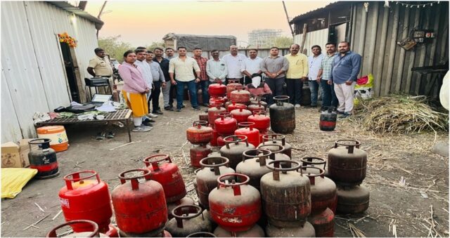 घरगुती गॅस सिलेंडरमधून गॅस चोरी करणाऱ्या तरुणास अटक; तब्बल २.१३ लाख रुपयांचा मुद्देमाल जप्त!