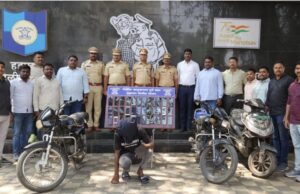 हडपसर पोलिसांची मोठी कारवाई! जबरीने मोबाईल लुटणाऱ्या सराईतास अटक; ३८ मोबाईल आणि ३ दुचाकी जप्त!