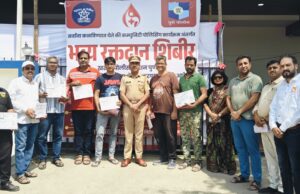 खराडी पोलीस ठाण्याच्या वतीने रक्तदान शिबीराचे आयोजन – समाजसेवेचा अनोखा उपक्रम!