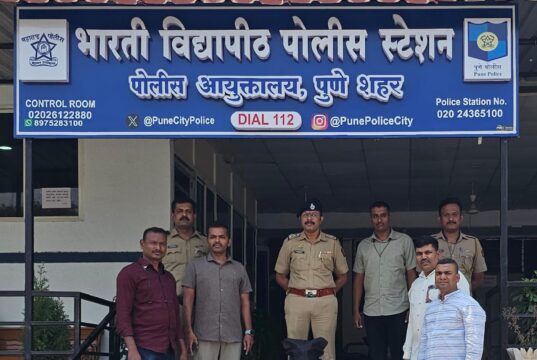 यामाहा मोटारसायकल चोरी प्रकरणातील सराईत गुन्हेगार जेरबंद; भारती विद्यापीठ पोलिसांची जलद कारवाई