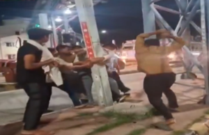 यूपीच्या टोल बूथवर भारतीय सैनिकावर अमानुष हल्ला; व्हायरल व्हिडिओमुळे चार जणांना अटक.